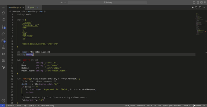 Asking for review based on qu in repo