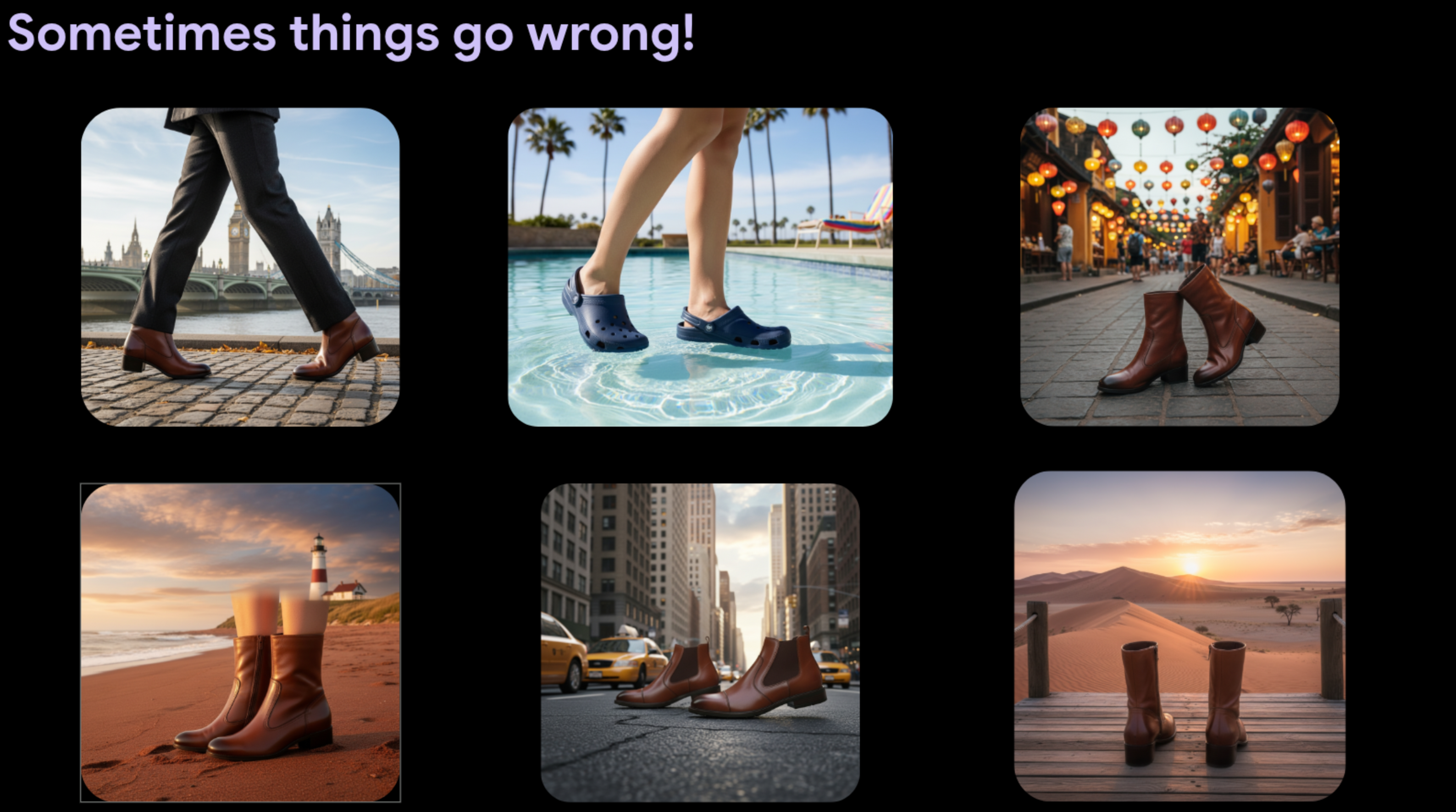 Sometimes things go wrong