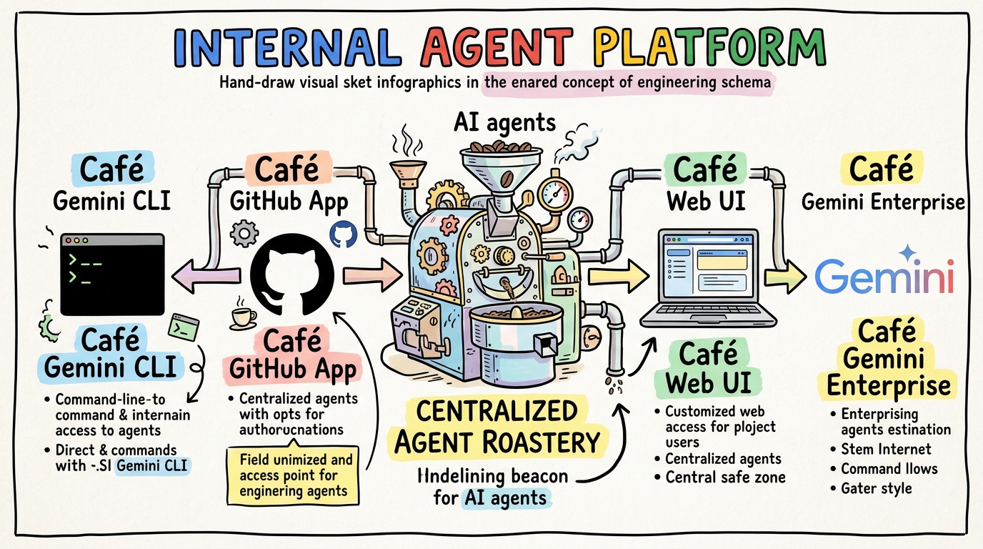 🏗️☕🤖 The Internal Agent Platform: One Roastery, Many Cafés